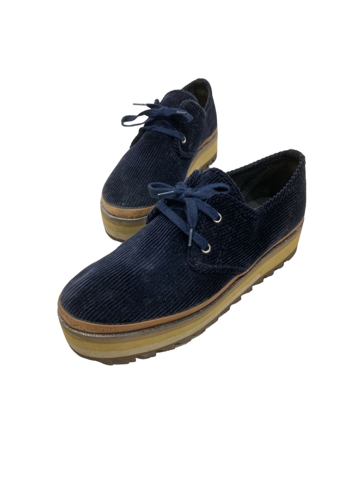 Comme des Garcons × Comme des Garcons Homme Plus × Vintage VTG FW 1994 COMME DES GARCONS HOMME PLUS CORDUROY SHOES Size US 7 / EU 40 - 2 Thumbnail