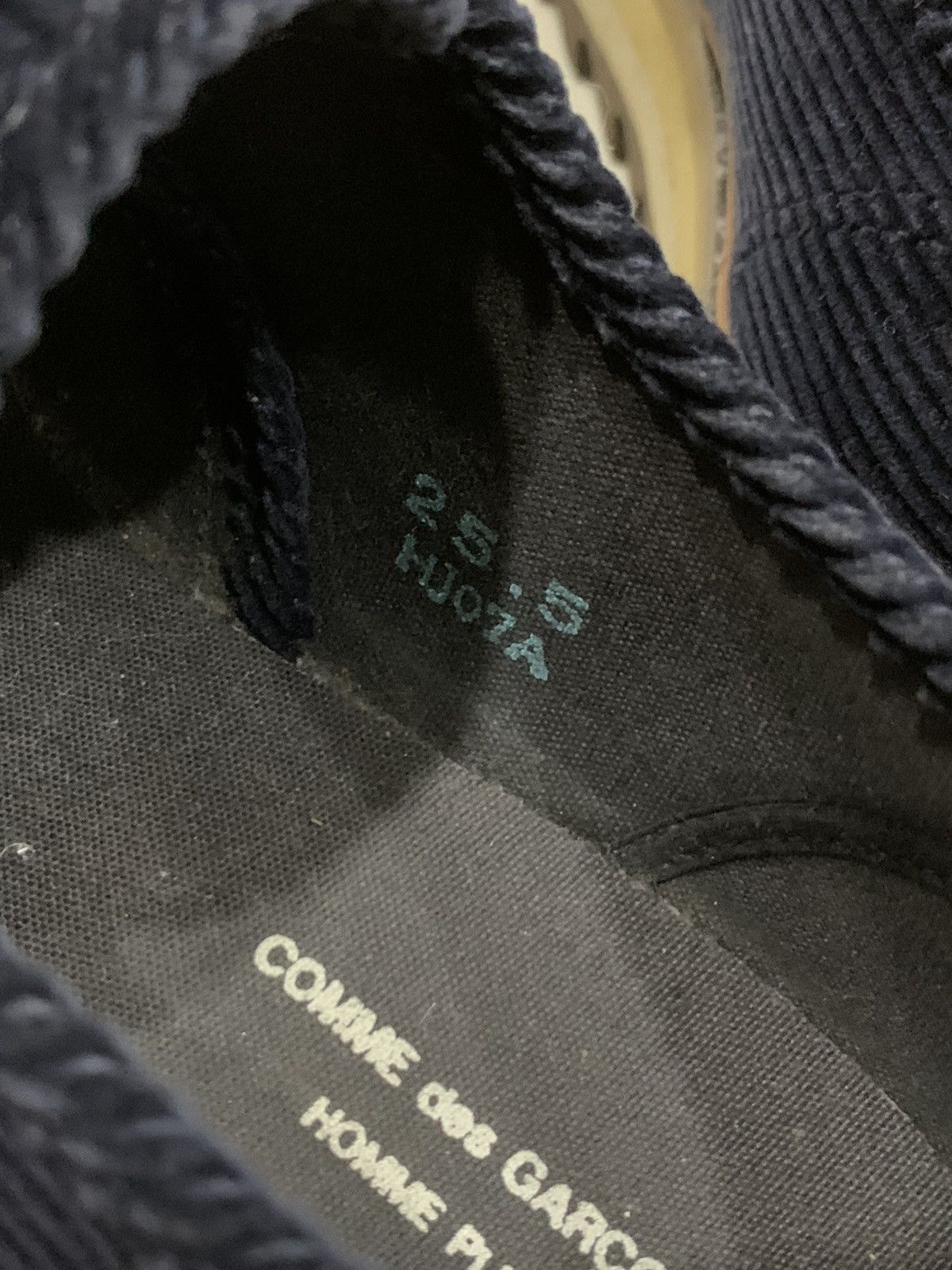Comme des Garcons × Comme des Garcons Homme Plus × Vintage VTG FW 1994 COMME DES GARCONS HOMME PLUS CORDUROY SHOES Size US 7 / EU 40 - 7 Thumbnail