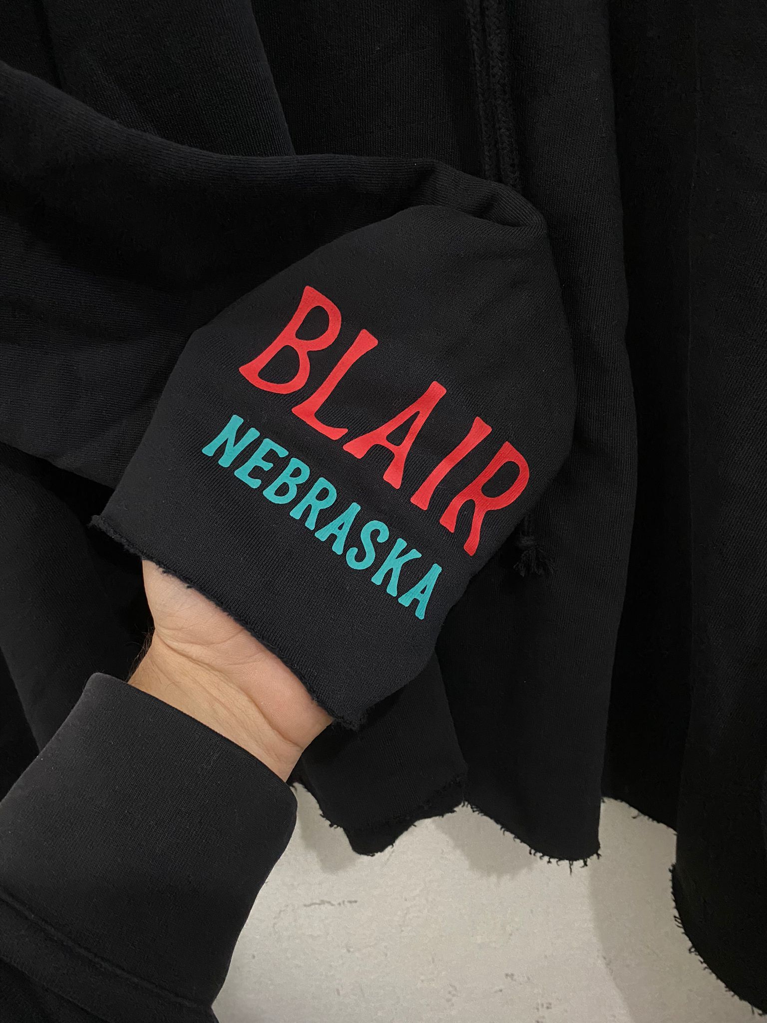 Raf Simons Raf Simons Graphic Printed Drawstring Hoodie - Black Size US S / EU 44-46 / 1 - 5 Thumbnail