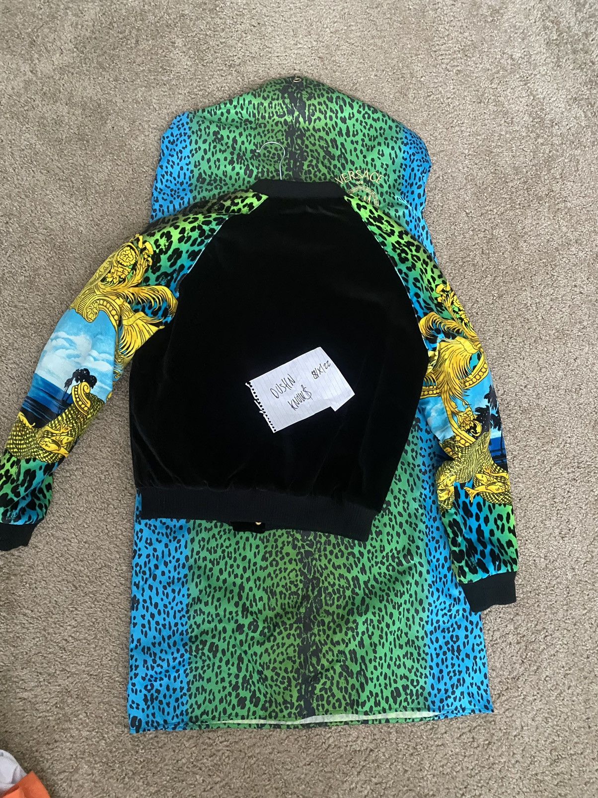 H&M × Versace Versace X H&M Kanye Bomber Jacket | Grailed