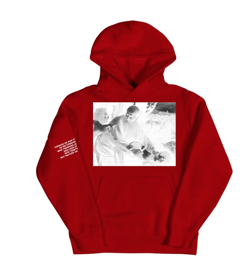 image of Revenge Isaac Hoodie (Deadstock) in Red, Men's (Size 2XL)