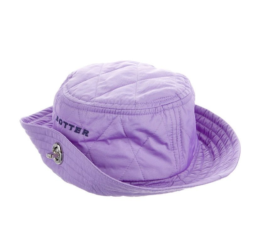 Botter Embroidered Logo Nylon Bucket Hat OS Purple UNI