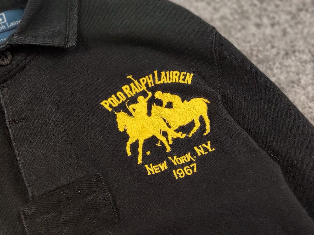 Polo Ralph Lauren × RRL Ralph Lauren × Vintage Vintage Polo Ralph Lauren New York Rugby long sleeve Shirt Size US M / EU 48-50 / 2 - 11 Thumbnail
