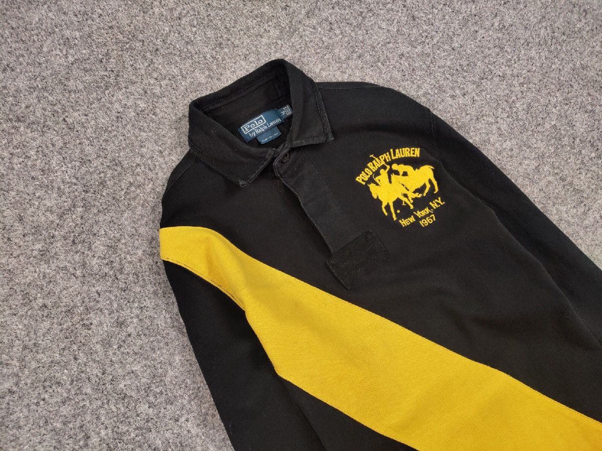Polo Ralph Lauren × RRL Ralph Lauren × Vintage Vintage Polo Ralph Lauren New York Rugby long sleeve Shirt Size US M / EU 48-50 / 2 - 8 Thumbnail