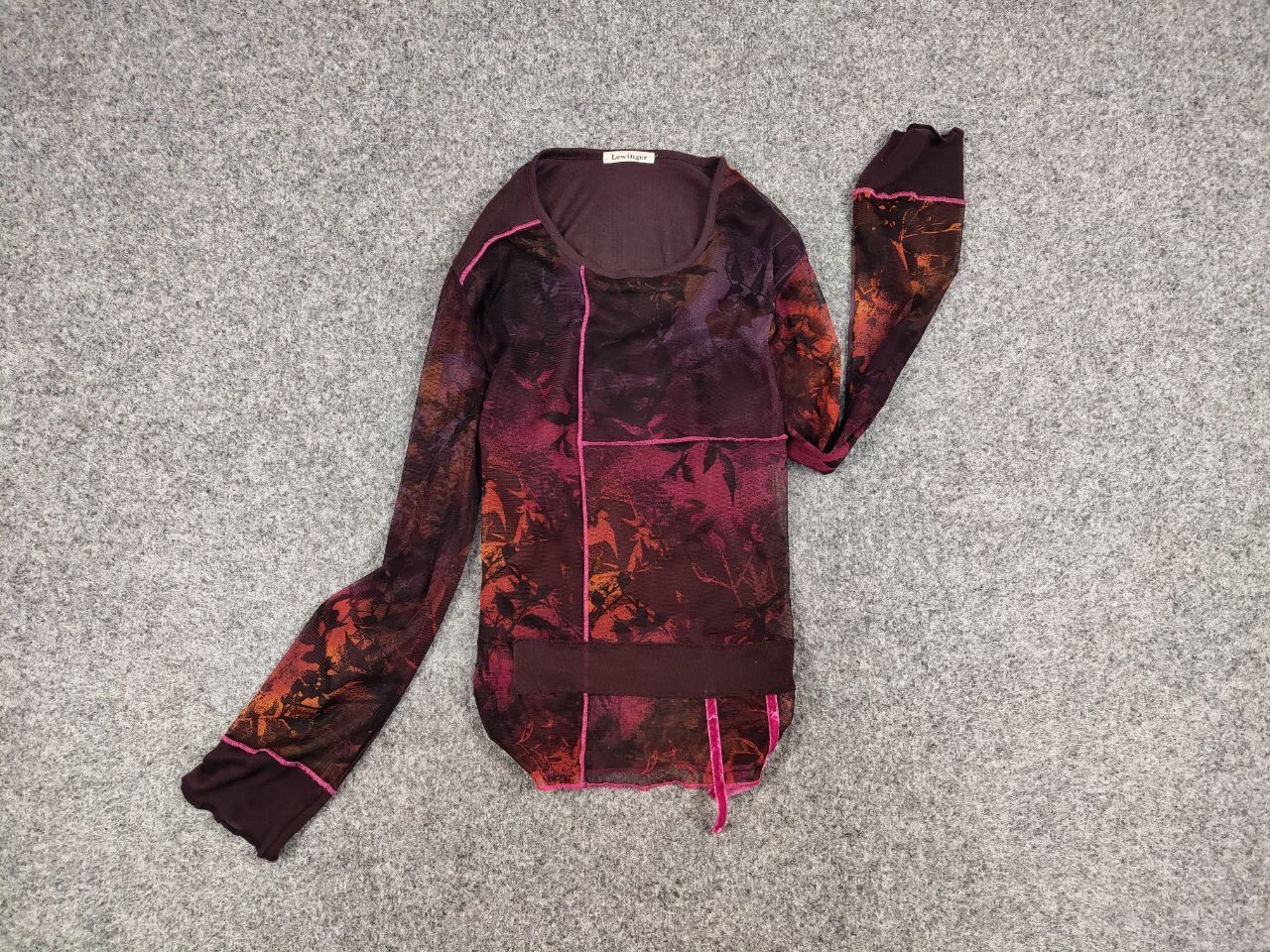 Japanese Brand Vintage Mesh Long Sleeve Motive Like Jean Paul Gaultier Size US S / EU 44-46 / 1 - 11 Thumbnail