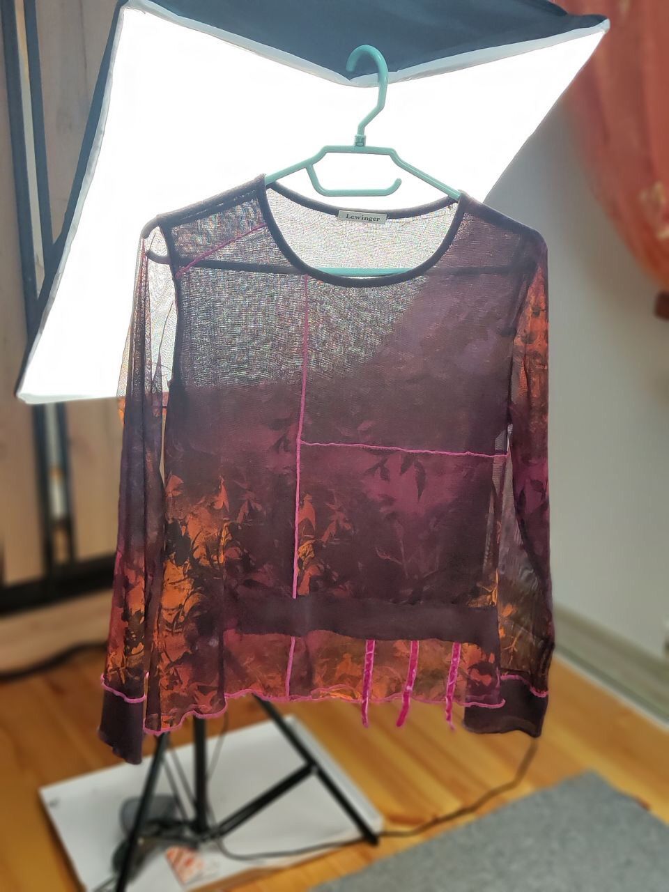 Japanese Brand Vintage Mesh Long Sleeve Motive Like Jean Paul Gaultier Size US S / EU 44-46 / 1 - 18 Thumbnail