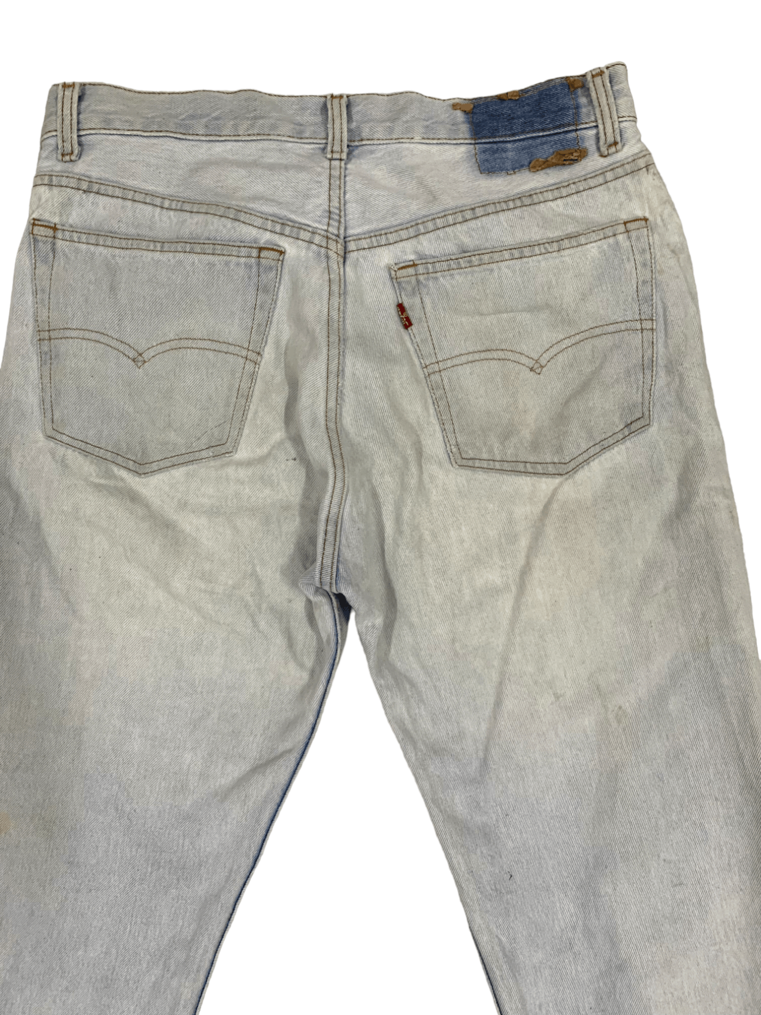 Levi's Vintage 90s Levis 501 Distressed Ripped Jeans 30x29 Size US 30 / EU 46 - 10 Thumbnail