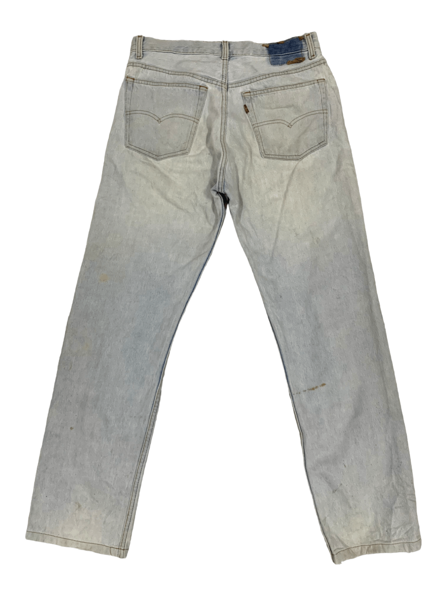 Levi's Vintage 90s Levis 501 Distressed Ripped Jeans 30x29 Size US 30 / EU 46 - 9 Thumbnail