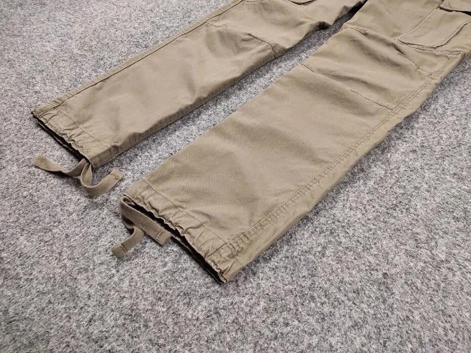 Japanese Brand Vintage Travis Scott Cargo Beige pants Streetwear Japan Size US 29 - 5 Thumbnail