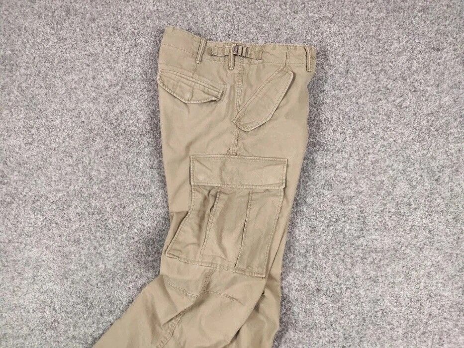 Japanese Brand Vintage Travis Scott Cargo Beige pants Streetwear Japan Size US 29 - 16 Thumbnail