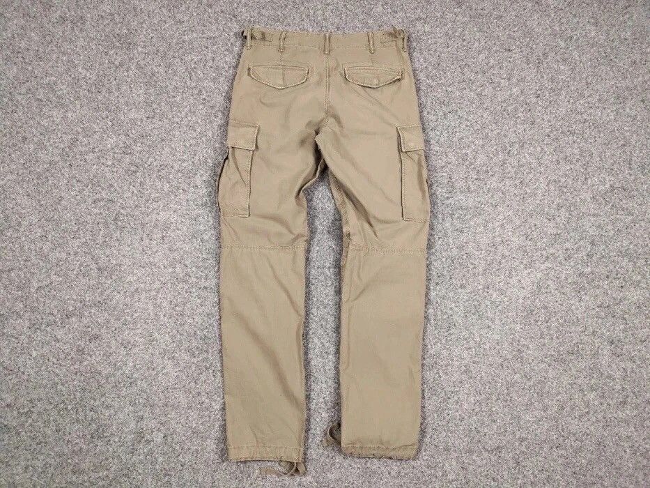 Japanese Brand Vintage Travis Scott Cargo Beige pants Streetwear Japan Size US 29 - 13 Thumbnail