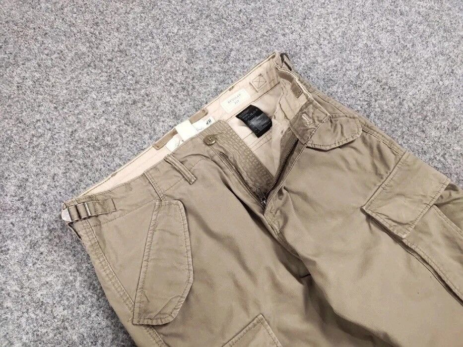 Japanese Brand Vintage Travis Scott Cargo Beige pants Streetwear Japan Size US 29 - 12 Thumbnail