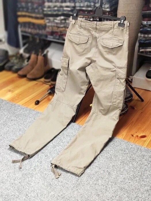 Japanese Brand Vintage Travis Scott Cargo Beige pants Streetwear Japan Size US 29 - 21 Thumbnail