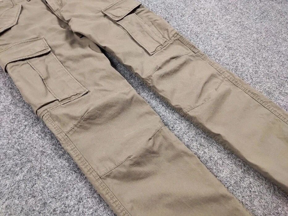 Japanese Brand Vintage Travis Scott Cargo Beige pants Streetwear Japan Size US 29 - 9 Thumbnail