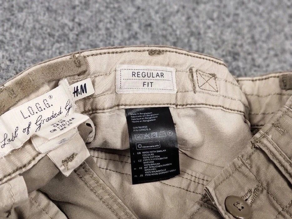 Japanese Brand Vintage Travis Scott Cargo Beige pants Streetwear Japan Size US 29 - 18 Thumbnail