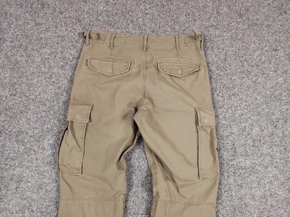 Japanese Brand Vintage Travis Scott Cargo Beige pants Streetwear Japan Size US 29 - 14 Thumbnail