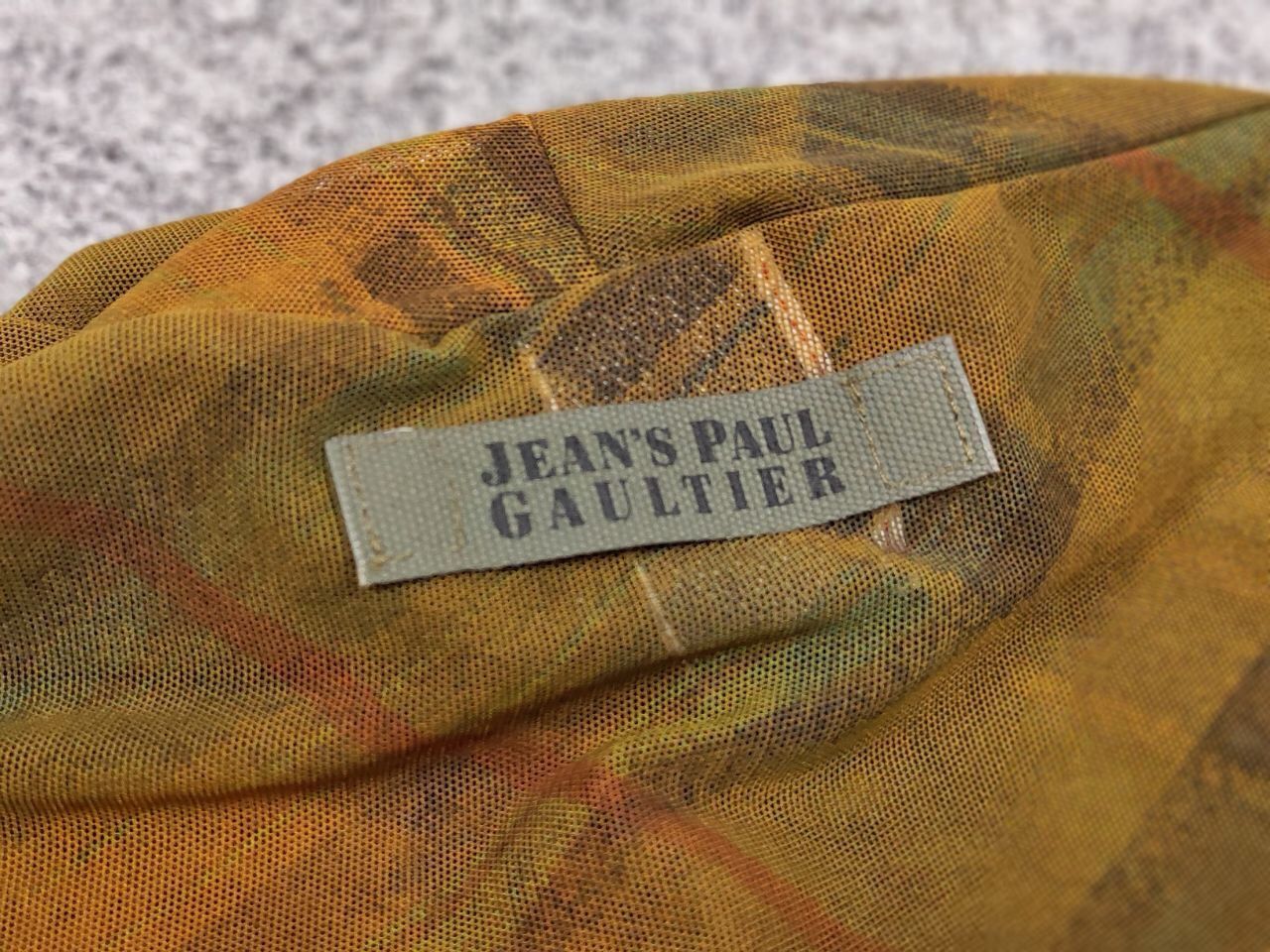 💥 New Jean Paul Gaultier long sleeve fencing print mesh top