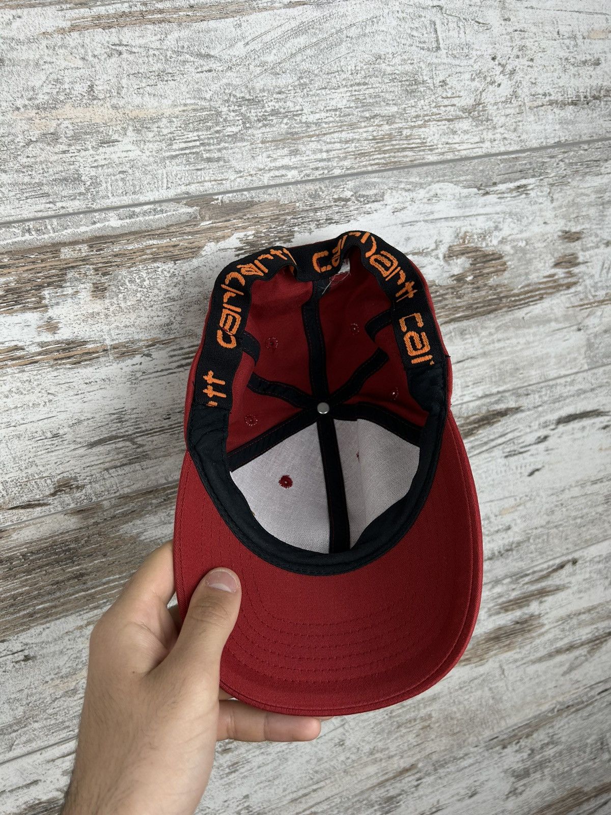 Carhartt Wip × Vintage Mens Vintage Carhartt Wip Cap rare y2k streetwear hats Size ONE SIZE - 7 Thumbnail