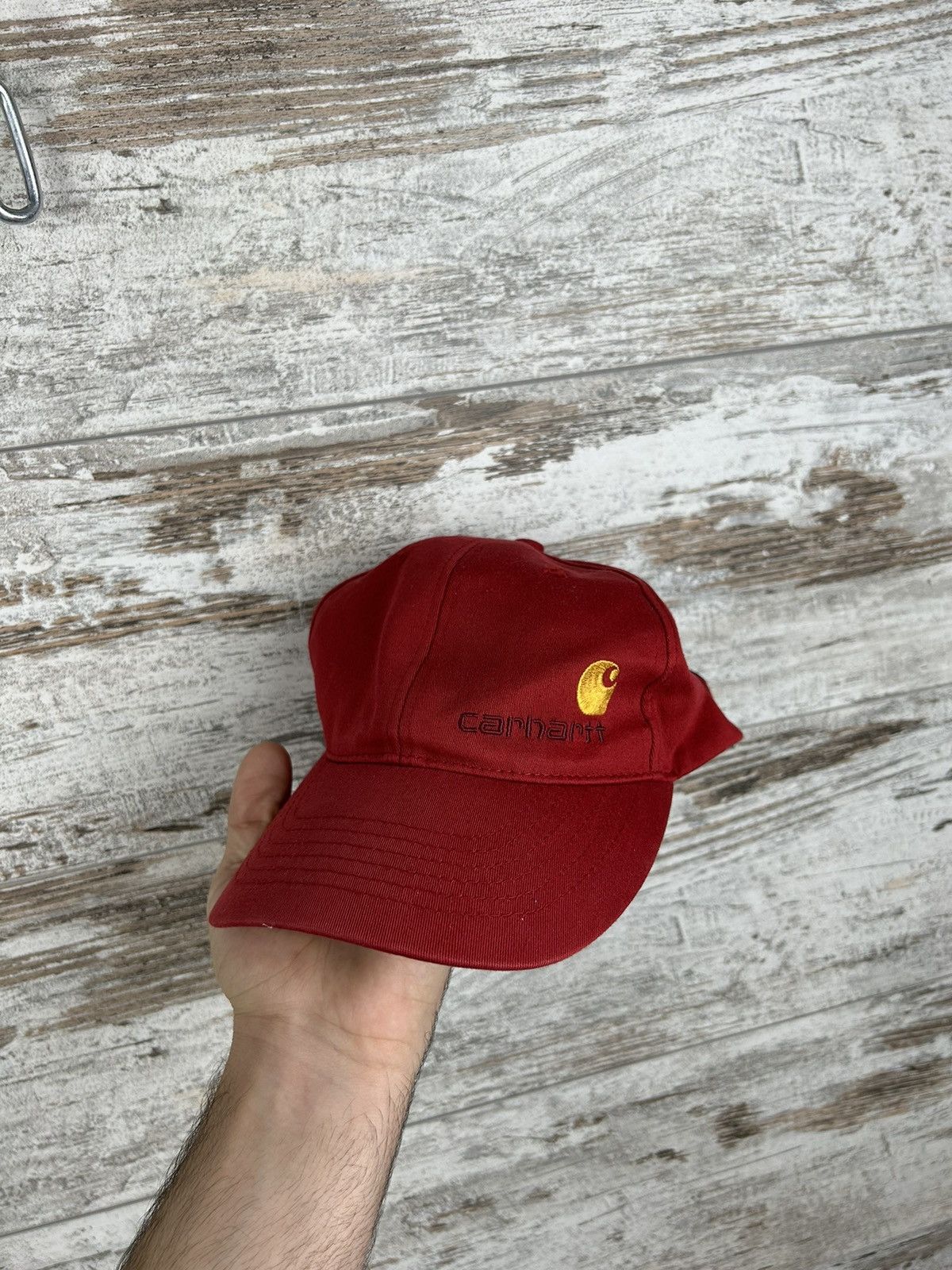 Carhartt Wip × Vintage Mens Vintage Carhartt Wip Cap rare y2k streetwear hats Size ONE SIZE - 1 Thumbnail