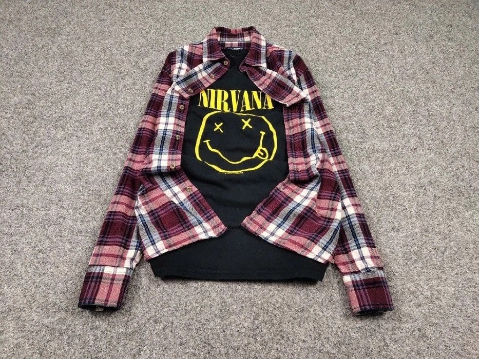 Flannel Vintage Flannel Shirt Travis Scott Style Size US L / EU 52-54 / 3 - 2 Thumbnail