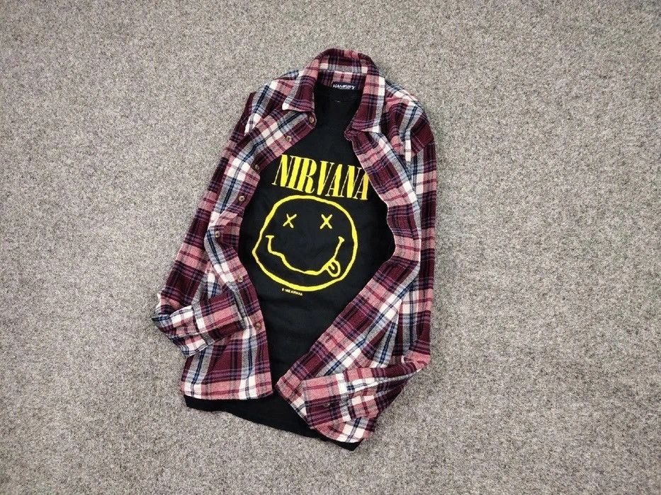Flannel Vintage Flannel Shirt Travis Scott Style Size US L / EU 52-54 / 3 - 9 Thumbnail