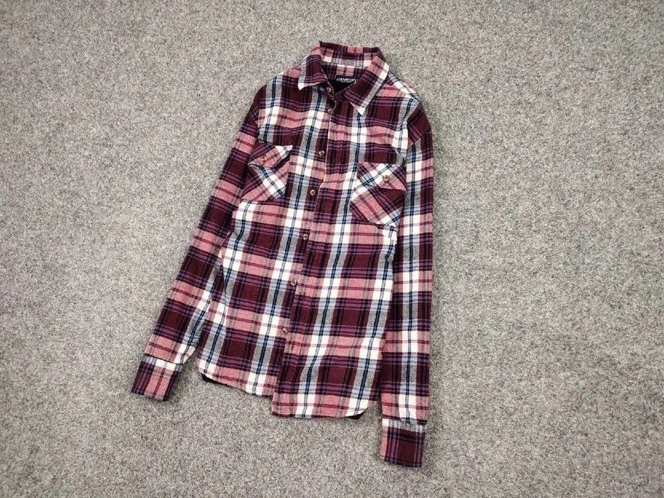 Flannel Vintage Flannel Shirt Travis Scott Style Size US L / EU 52-54 / 3 - 8 Thumbnail