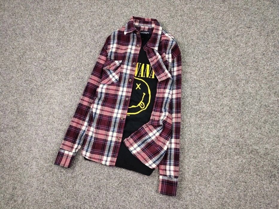 Flannel Vintage Flannel Shirt Travis Scott Style Size US L / EU 52-54 / 3 - 7 Thumbnail