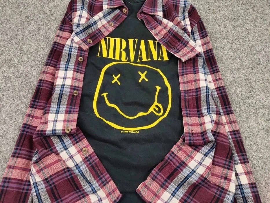 Flannel Vintage Flannel Shirt Travis Scott Style Size US L / EU 52-54 / 3 - 6 Thumbnail