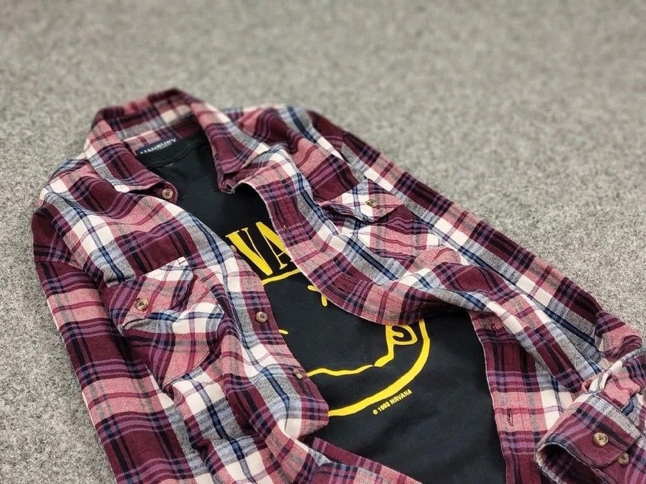 Flannel Vintage Flannel Shirt Travis Scott Style Size US L / EU 52-54 / 3 - 11 Thumbnail