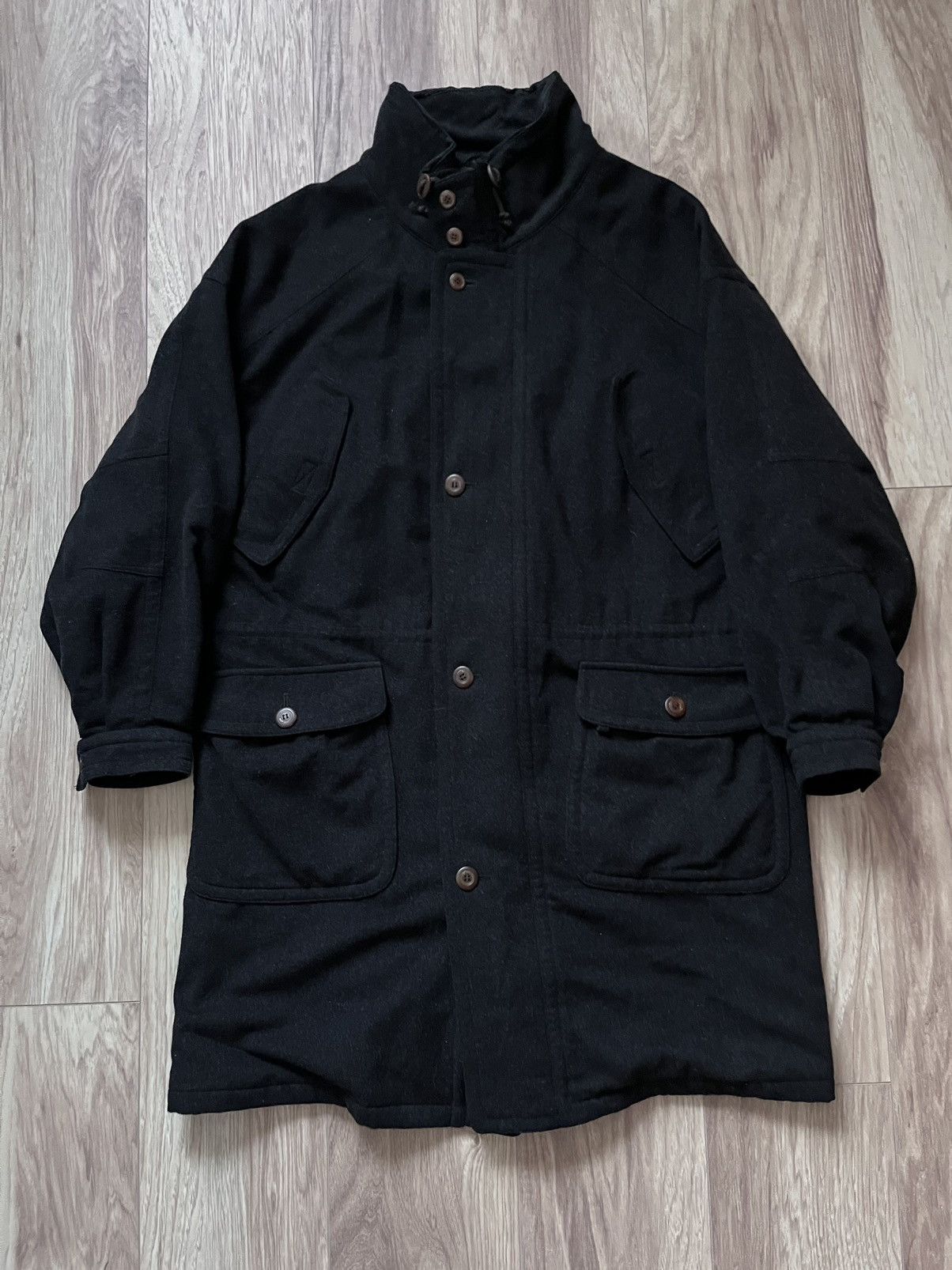 Bugatti Bugatti Gore-Tex Long Wool Coat Size US XL / EU 56 / 4 - 1 Thumbnail