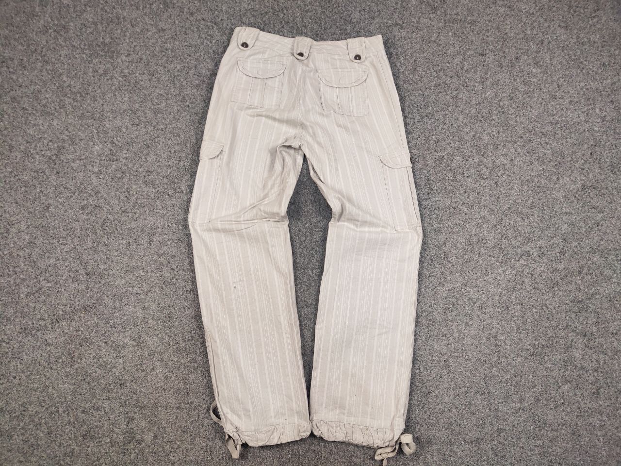 Japanese Brand Vintage 90's Japanese Bondage Zip Bootcut Gray Cargo Pants Size 27" / US 4 / IT 40 - 13 Thumbnail