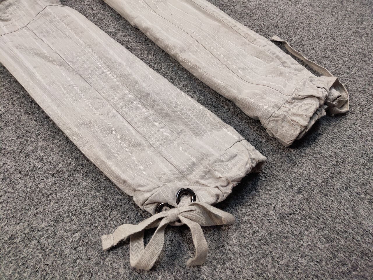 Japanese Brand Vintage 90's Japanese Bondage Zip Bootcut Gray Cargo Pants Size 27" / US 4 / IT 40 - 9 Thumbnail