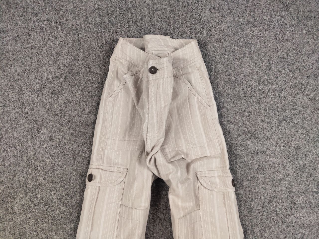 Japanese Brand Vintage 90's Japanese Bondage Zip Bootcut Gray Cargo Pants Size 27" / US 4 / IT 40 - 6 Thumbnail