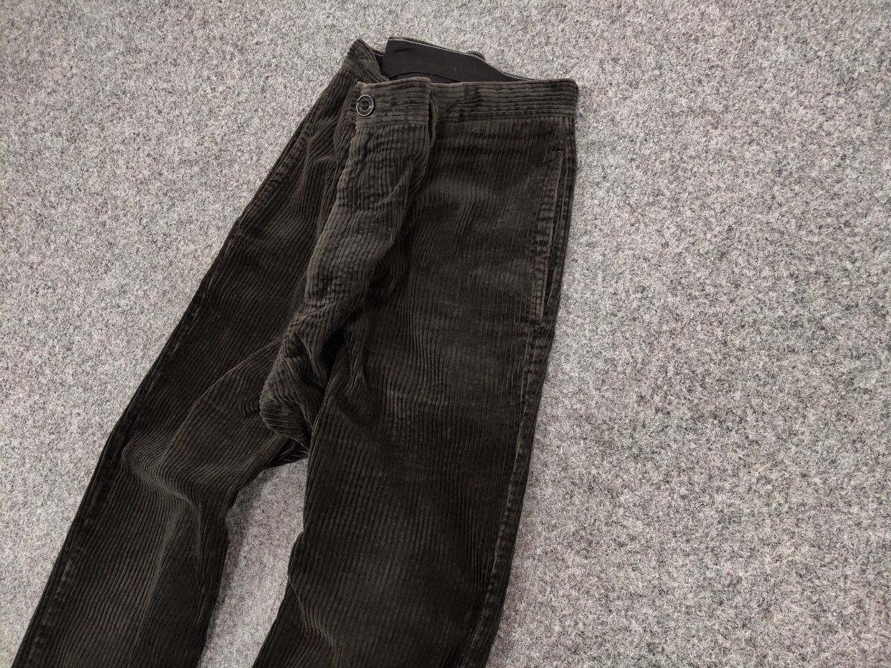 Bellerose Bellerose Dark Corduroy Men's Casual Trouser Pants Size US 34 / EU 50 - 4 Thumbnail