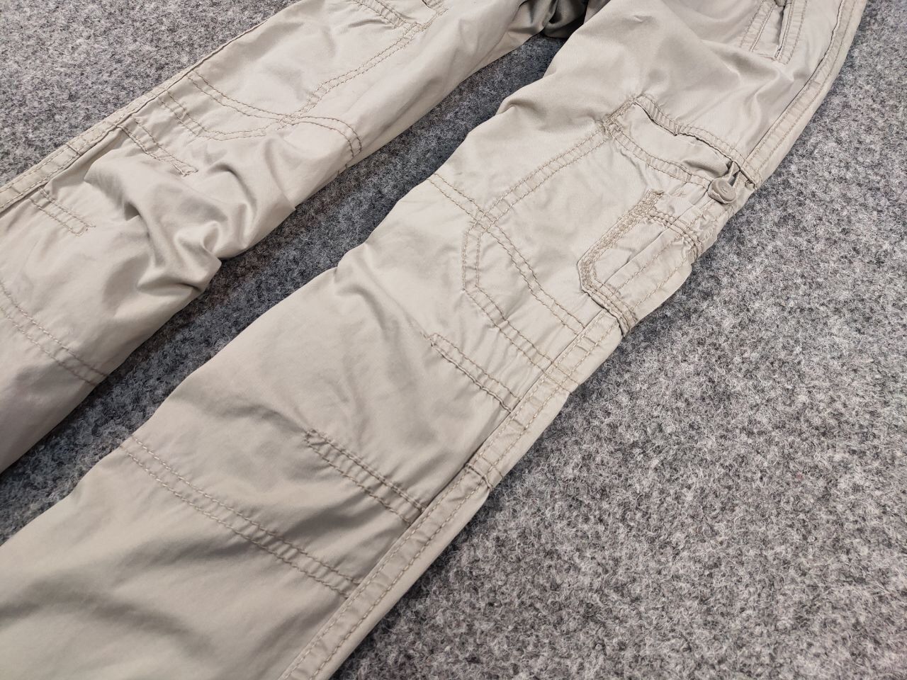 Japanese Brand Vintage 90's Cargo Bondage Beige Pants in Japanese style Size US 31 - 6 Thumbnail
