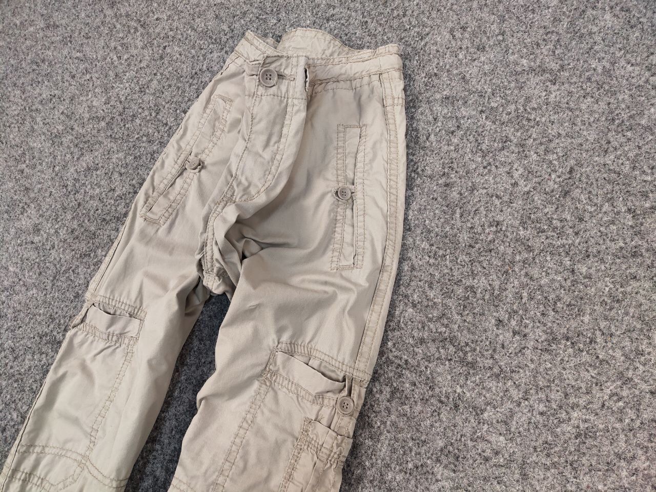 Japanese Brand Vintage 90's Cargo Bondage Beige Pants in Japanese style Size US 31 - 4 Thumbnail