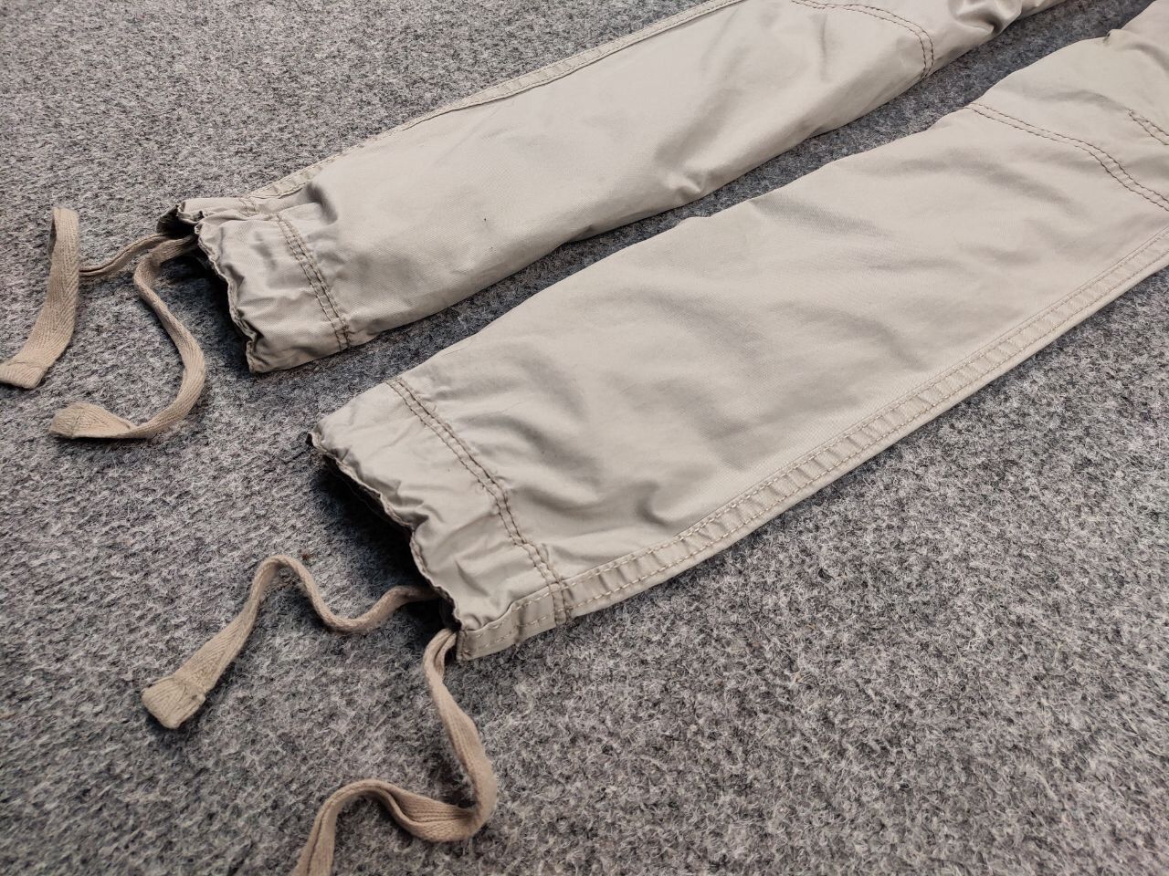 Japanese Brand Vintage 90's Cargo Bondage Beige Pants in Japanese style Size US 31 - 5 Thumbnail