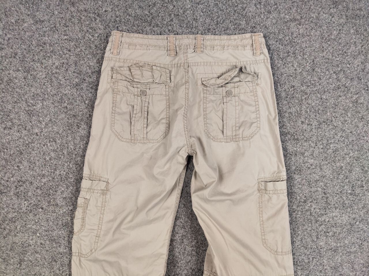 Japanese Brand Vintage 90's Cargo Bondage Beige Pants in Japanese style Size US 31 - 15 Thumbnail