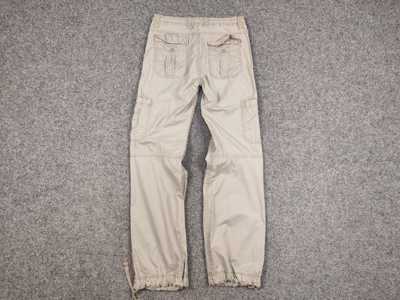 Japanese Brand Vintage 90's Cargo Bondage Beige Pants in Japanese style Size US 31 - 14 Thumbnail