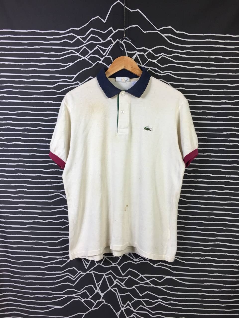Lacoste Vtg Chemise Lacoste Ringer Polo Tee Size US XL / EU 56 / 4 - 1 Thumbnail