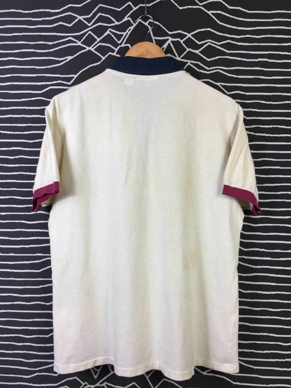 Lacoste Vtg Chemise Lacoste Ringer Polo Tee Size US XL / EU 56 / 4 - 7 Thumbnail