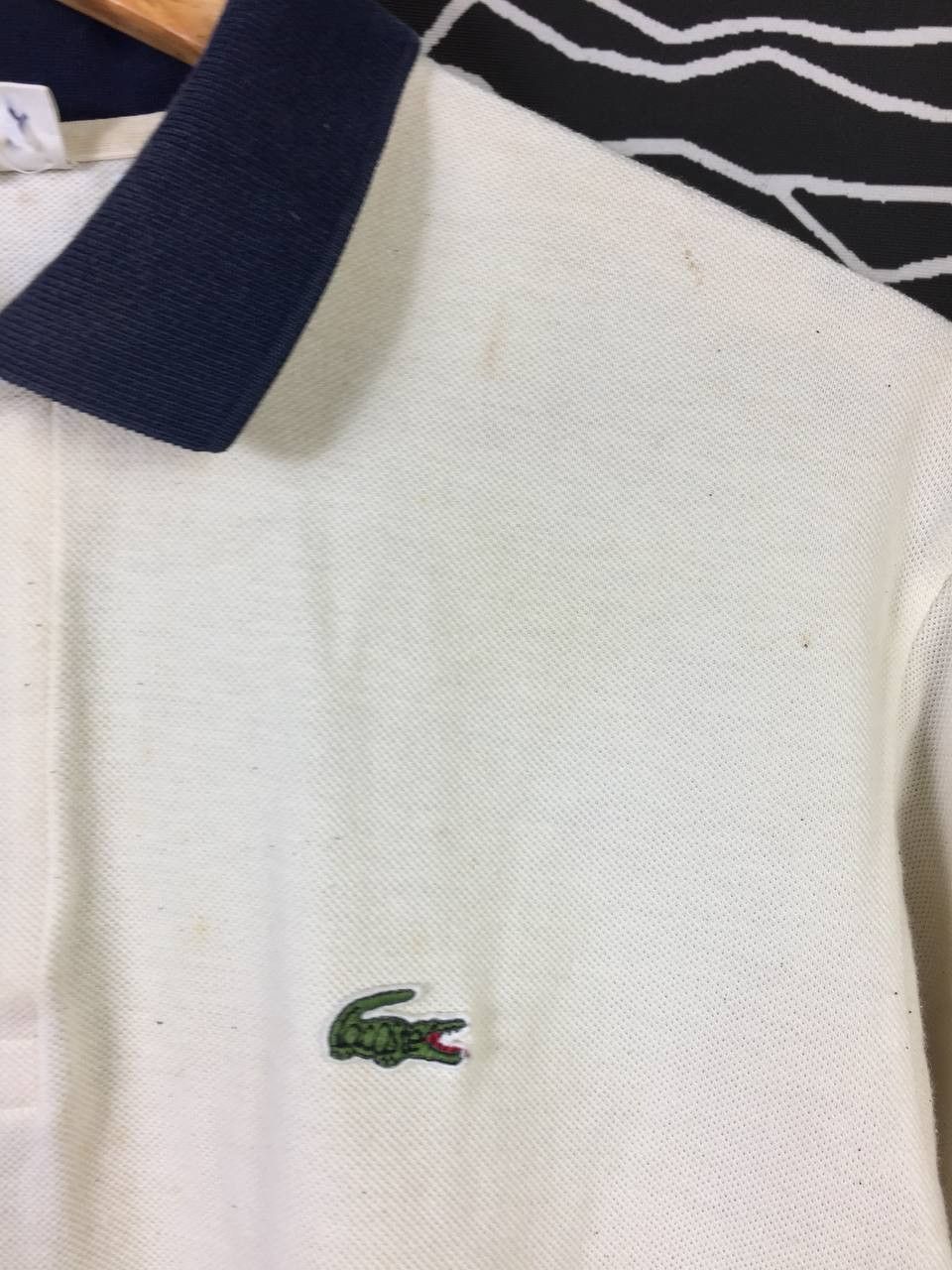 Lacoste Vtg Chemise Lacoste Ringer Polo Tee Size US XL / EU 56 / 4 - 5 Thumbnail