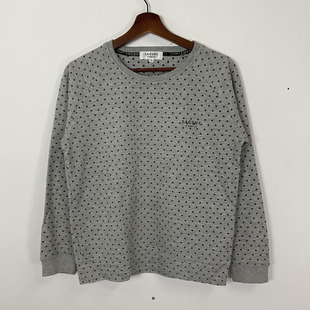 Yohji Yamamoto Vintage Sacsny Y’saccs Yohji Yamamoto Small Logo Sweatshirt Size US S / EU 44-46 / 1 - 1 Thumbnail
