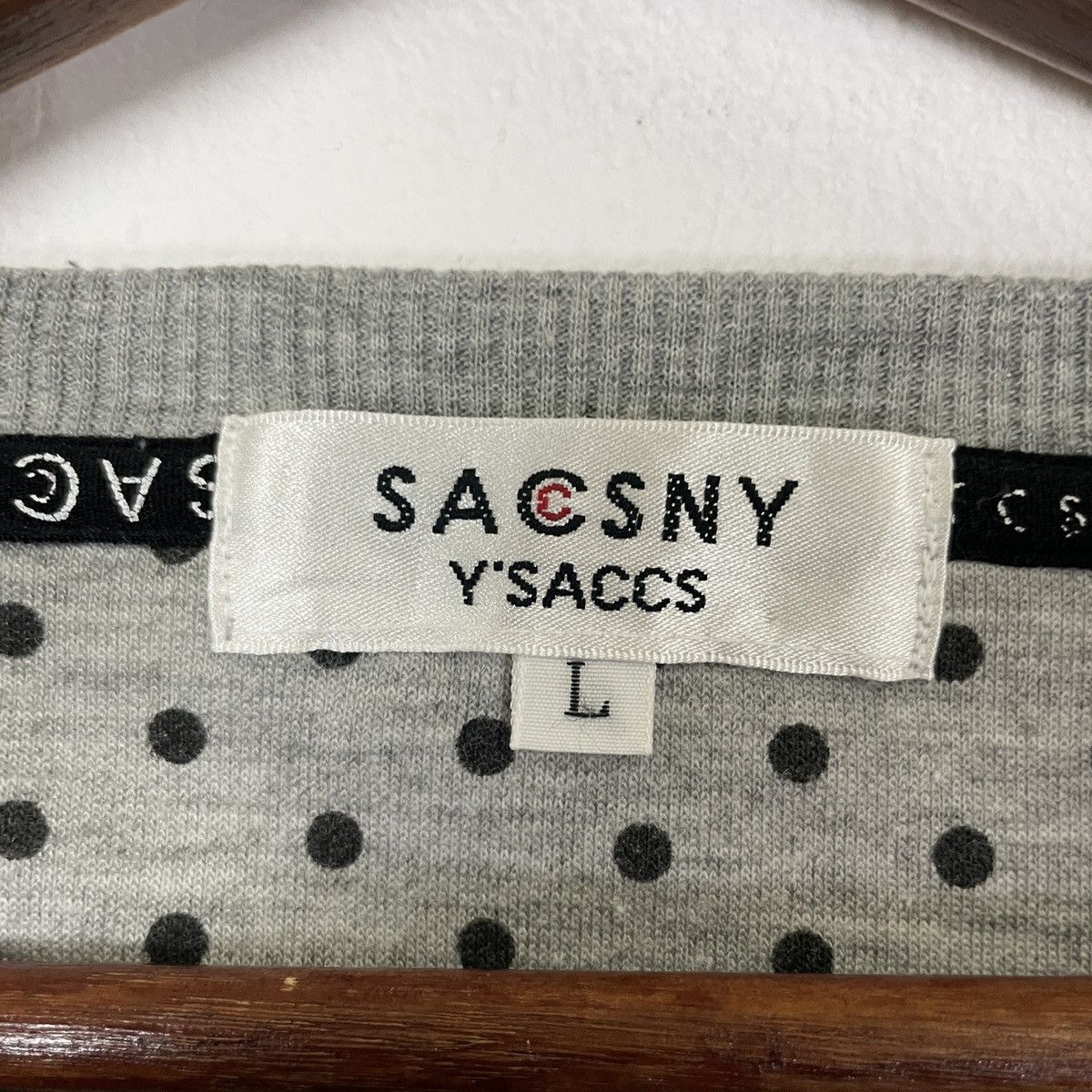 Yohji Yamamoto Vintage Sacsny Y’saccs Yohji Yamamoto Small Logo Sweatshirt Size US S / EU 44-46 / 1 - 5 Thumbnail