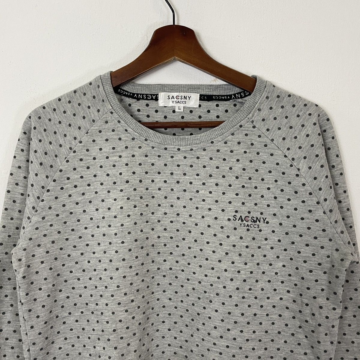 Yohji Yamamoto Vintage Sacsny Y’saccs Yohji Yamamoto Small Logo Sweatshirt Size US S / EU 44-46 / 1 - 4 Thumbnail