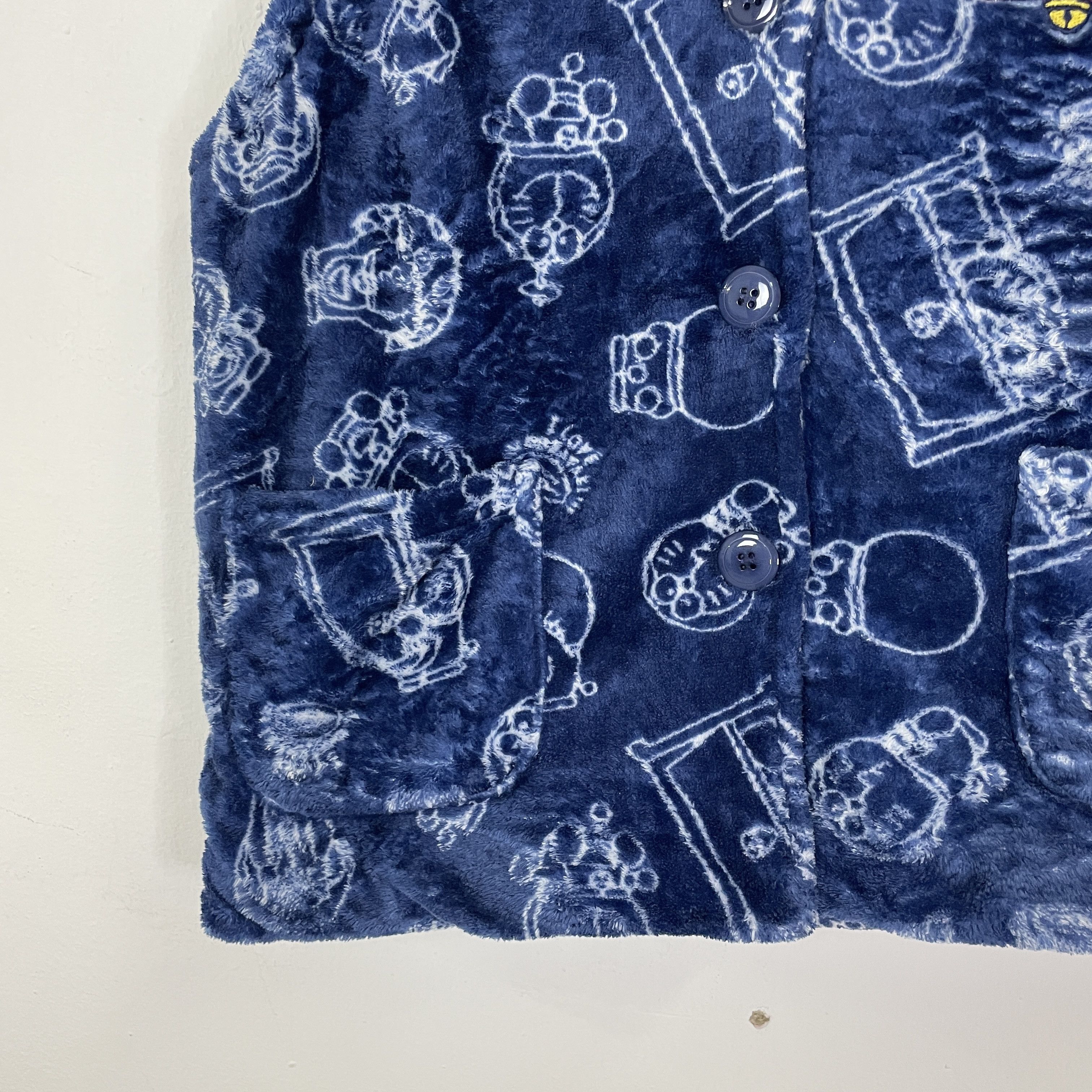Anime Vintage Doraemon Spell out Logo Vest Size US M / EU 48-50 / 2 - 3 Thumbnail