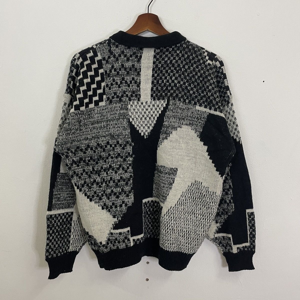 Aran Isles Knitwear × Homespun Knitwear Vintage Lafioni Homme Art Polos Knitwear Size US M / EU 48-50 / 2 - 7 Thumbnail