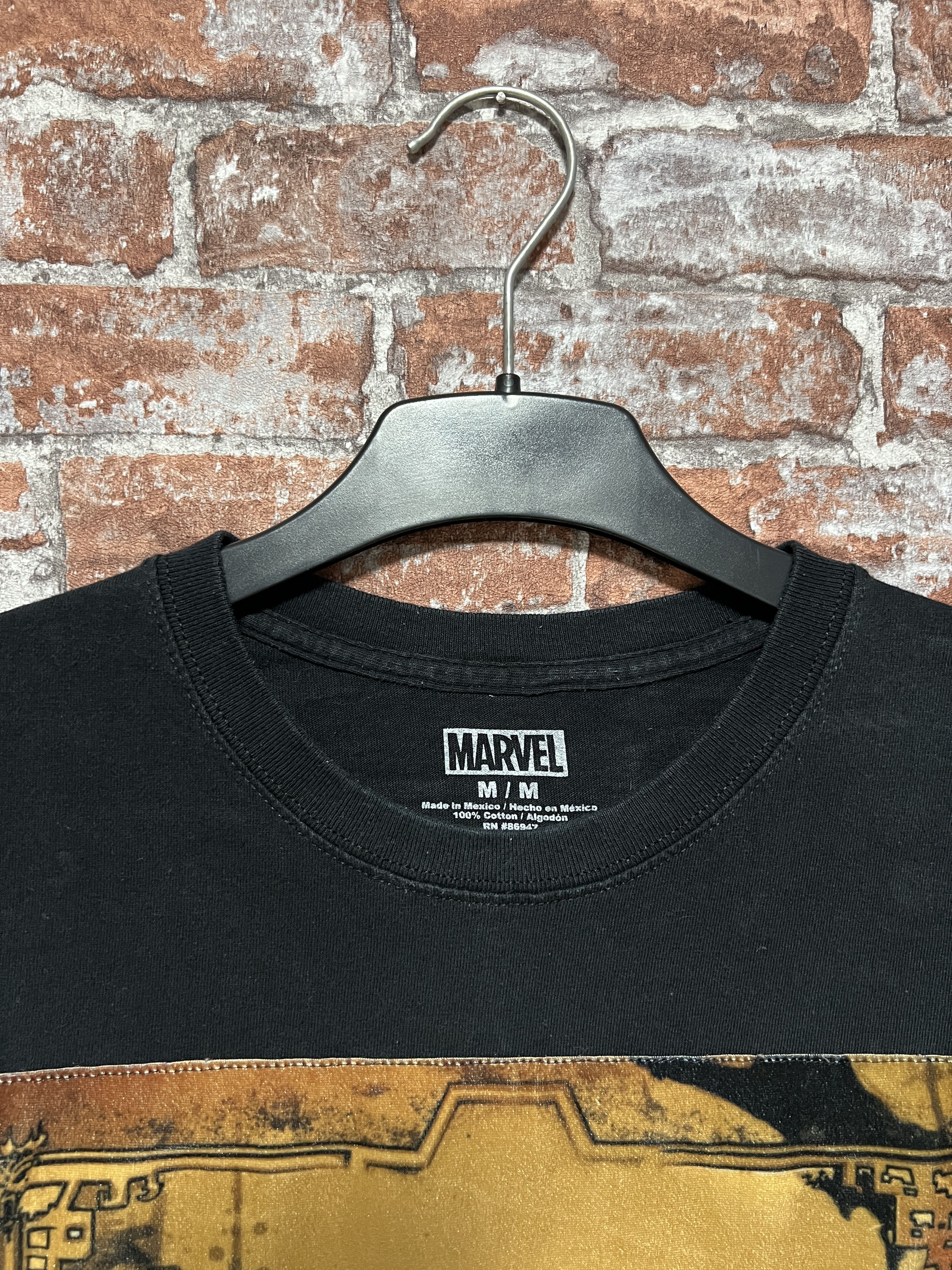 Vintage Vintage 2000s Black Panther Marvel Wakanda Movie T-shirt Size US M / EU 48-50 / 2 - 2 Thumbnail