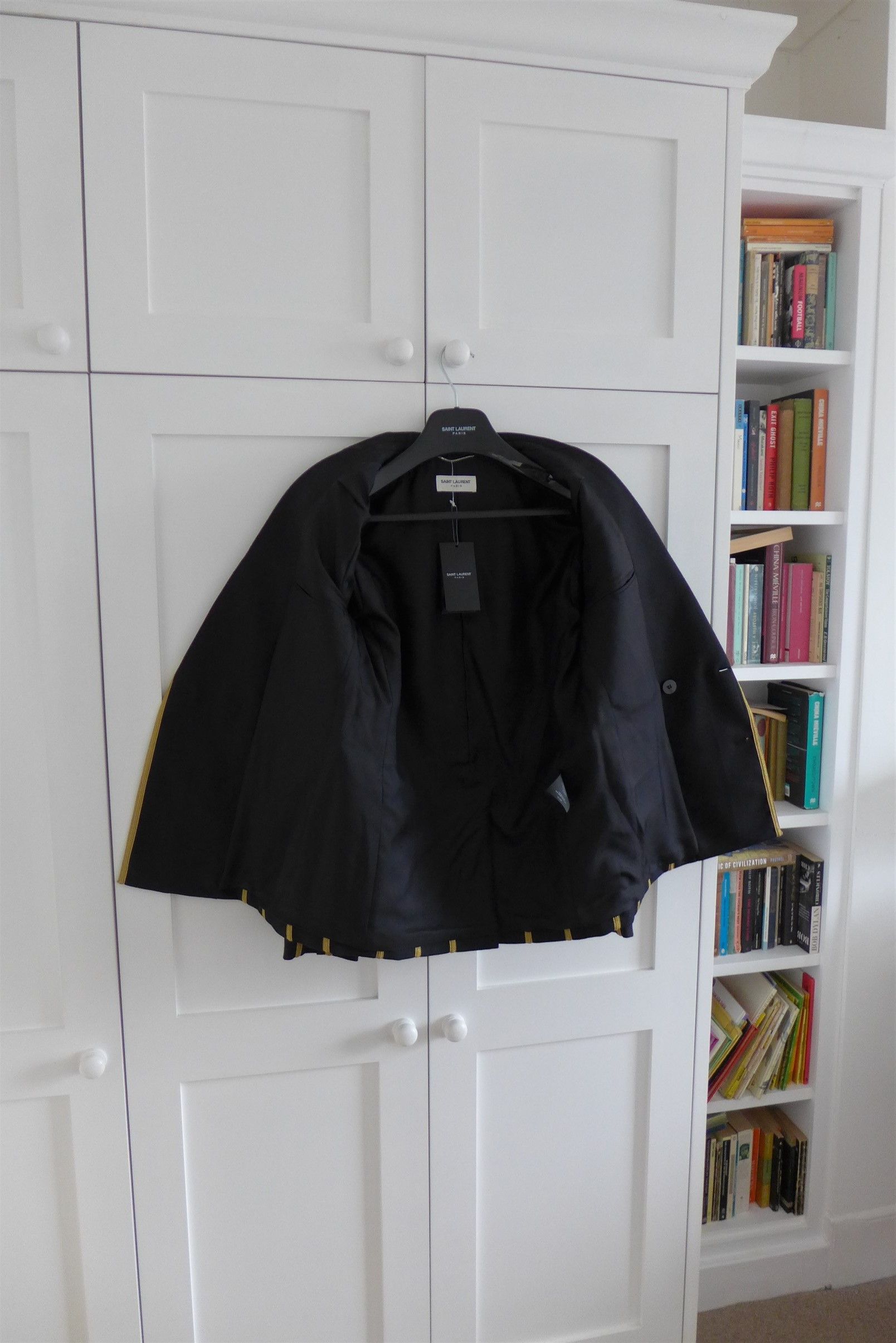Saint Laurent Paris Saint Laurent SS19 Metallic Stripe Braided Jacket Size US S / EU 44-46 / 1 - 6 Thumbnail