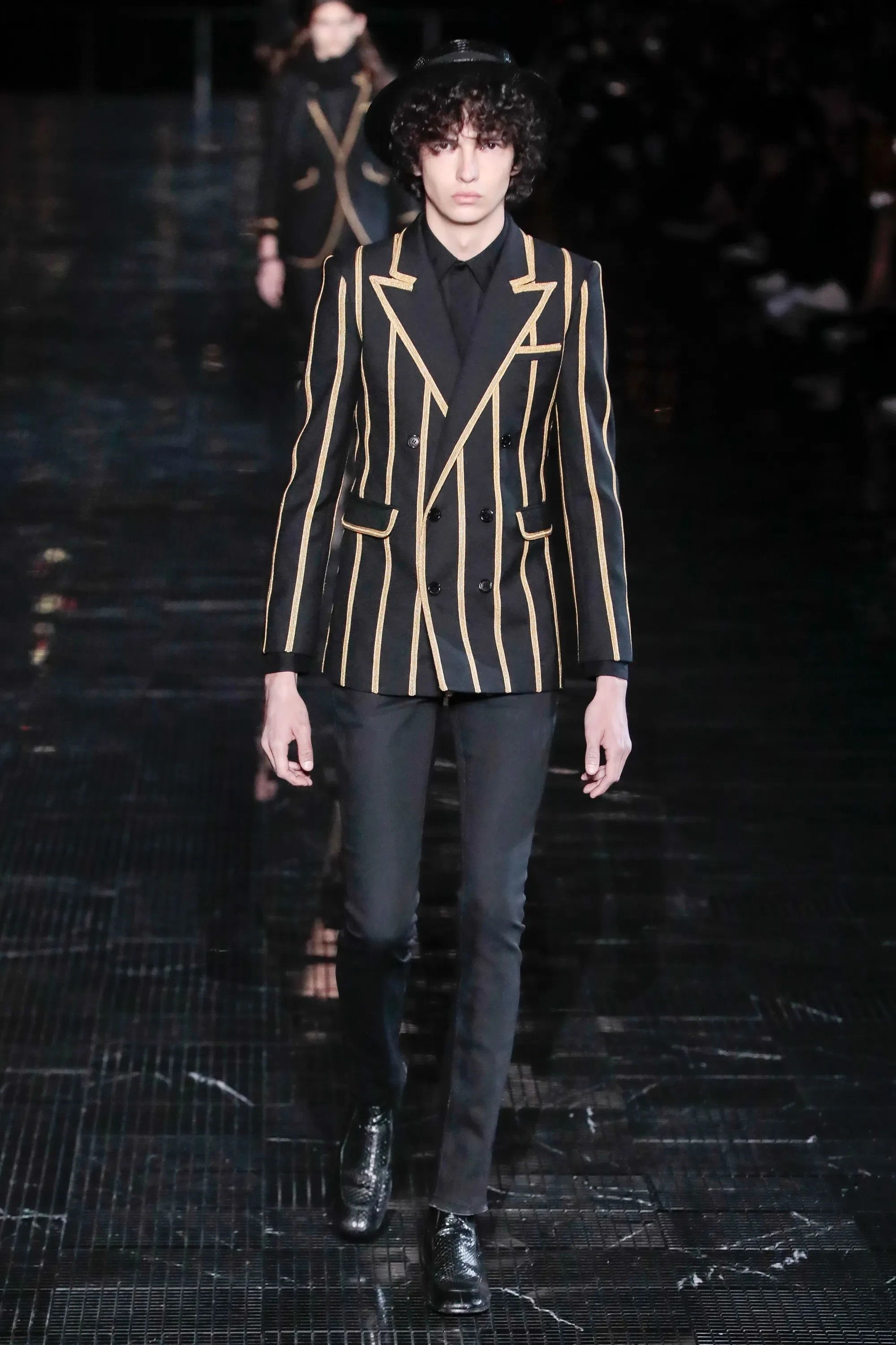 Saint Laurent Paris Saint Laurent SS19 Metallic Stripe Braided Jacket Size US S / EU 44-46 / 1 - 3 Thumbnail